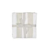 Kitchen Linens Striped Basketweave Tea Towels, set of 2