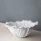 Vida Lettuce Large Bowl White