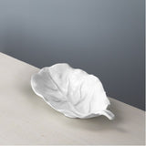 Vida Lettuce Small Leaf Platter White