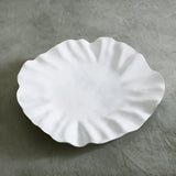Vida Bloom Round Large Platter White
