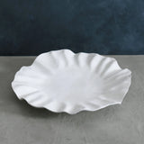 Vida Bloom Round Large Platter White