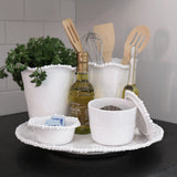 Vida Alegria 14" Lazy Susan White