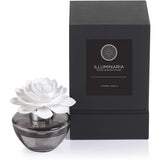 Spanish Dahlia Illuminaria Porcelain Diffuser in Gray Bottle
