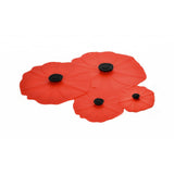 Airtight Silicone Lid Poppy Gift Set of 4