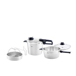 Vitavit® Premium Pressure Cooker Set, 3.7 Quart & 6.3 Quart