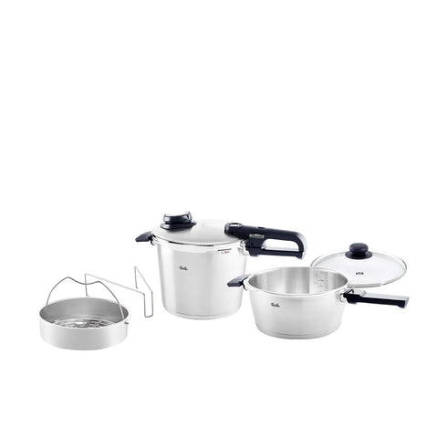 Vitavit® Premium Pressure Cooker Set, 3.7 Quart & 6.3 Quart