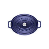 Staub Cast Iron - Oval Cocottes 7 QT. Dark Blue