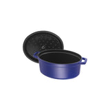 Staub Cast Iron - Oval Cocottes 7 QT. Dark Blue