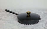 Black Skillet with Lid by FireUp