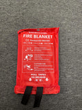 Emergency Fire Blanket 39.4" x 39.4" with Pouch