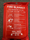 Emergency Fire Blanket 39.4" x 39.4" with Pouch