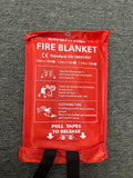 Emergency Fire Blanket 39.4" x 39.4" with Pouch