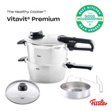 Vitavit® Premium Pressure Cooker Set, 3.7 Quart & 6.3 Quart