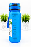 22 oz. Water Bottle with No Leak Fast Flow Lid and Smart Design for One Handed Use, BPA Free Tritan Plastic,
