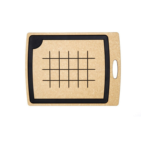 Carving Series Medium 19.5" x 15" Natural / Slate Cutting Board