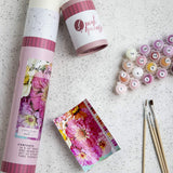 Adult Paint by Number Kit, Zealous Zinnias