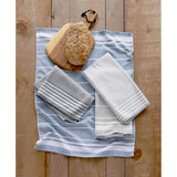 Laguna Stripe Terry Towel Set Of 2