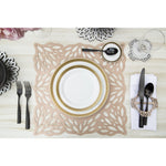 Floral Double-Sided Napkin Ring Set of 4