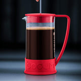 Brazil French Press Coffee Maker, 8 cup, Red