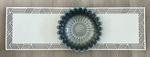 Piazza Blue Double-Sided Table Runner