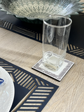 Piazza Blue Double-Sided Coasters set of 4