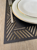 Piazza Mustard Double-Sided Placemat