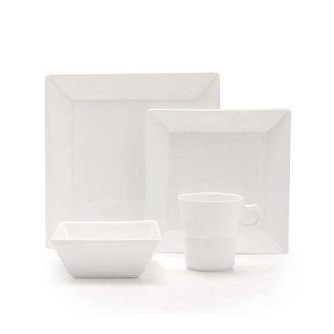 Plaza Fortaluxe Vitrified 16pc Dinnerware Set