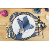 Blue Leaf Double-Sided Placemats
