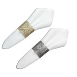 Blossom Double-Sided Napkin Ring Set of 4