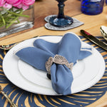 Blue Leaf Double-Sided Placemats