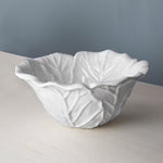 Vida Lettuce Small Bowl White