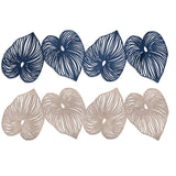 Blue Leaf Double-Sided Table Runner