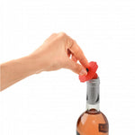 Silicone Poppy Bottle Stopper Set of 2