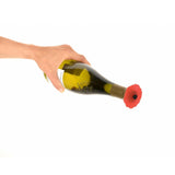 Silicone Poppy Bottle Stopper Set of 2