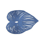 Blue Leaf Double-Sided Placemats