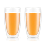 PAVINA 2 pcs glass, double wall, large, 0.45 l, 15 oz