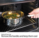 Mutine Removable Handle 6 piece Set Cookware White Handles