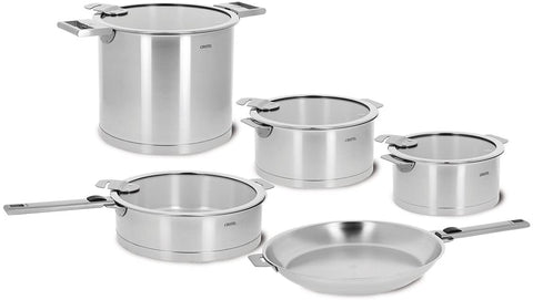 Strate Stainless-Steel 13 Piece Cookware Set