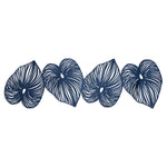 Blue Leaf Double-Sided Table Runner