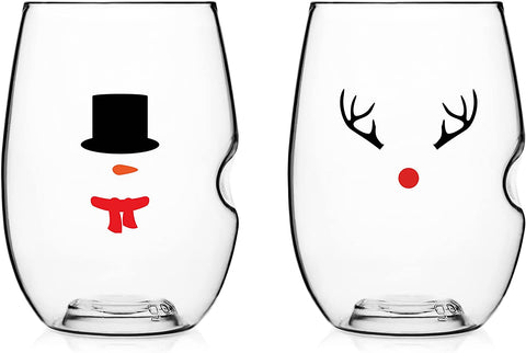 HOLIDAY EDITION Red Wine Glasses 16 OZ Set/2