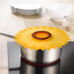 Airtight Silicone Sunflower Large Lid - 11"