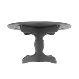 Round Collapsible Pastry and Dessert Stand, 9.25" x 5.25", Slate