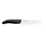 Advanced Ceramic Revolution Series 5.5" Santoku Knife, Black Handle, White Blade