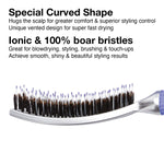 Olive Garden FingerBrush Vented Combo Ionic & 100% boar bristles