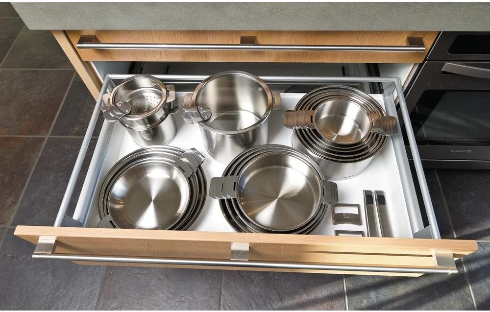 Cristel Strate 18/10 Stainless Steel 13 Piece Cookware Set with