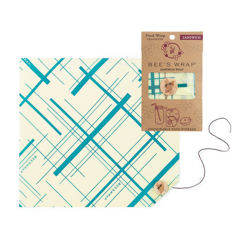 Single Sandwich Wrap, Geometric's Print - 13" x 13"