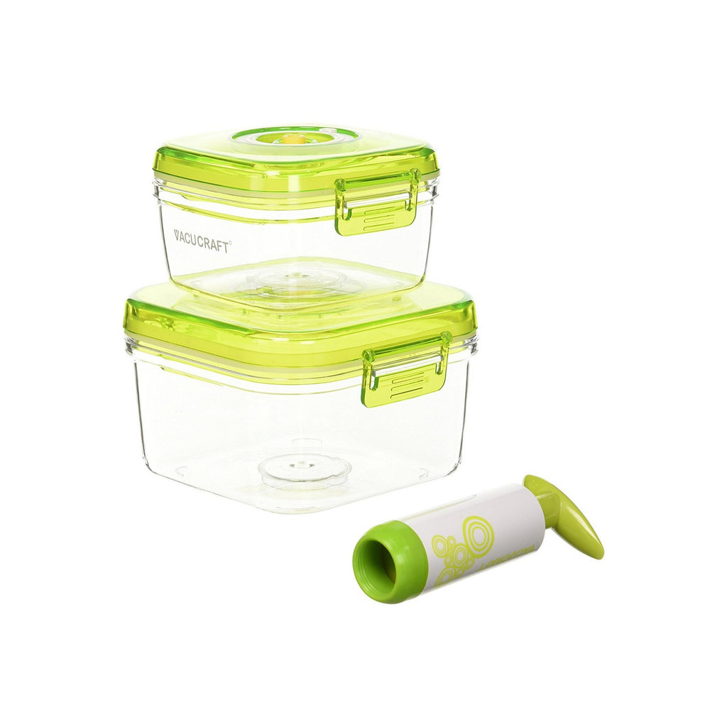 Vacucraft 3 Piece Food Storage Container Set