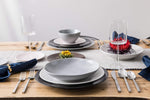 Heirloom Smoke Dinnerware 16pc Set