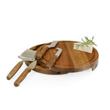 Circo Acacia Wood Cheese Board with Tools Set