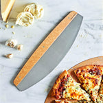 Pizza Cutter 16" Stainless Steel Natural Scales